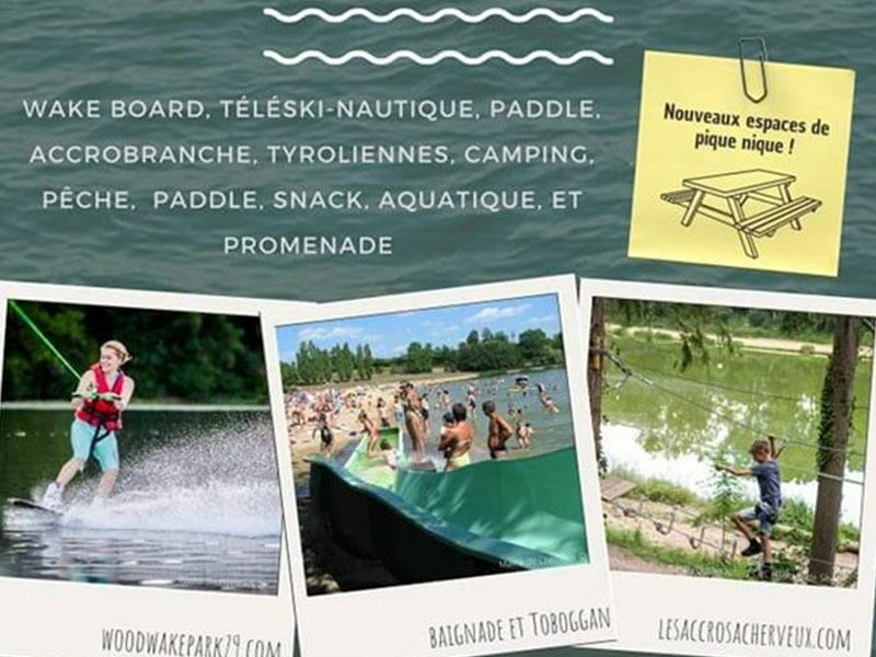 Le Lac de Cherveux (à 20 min)